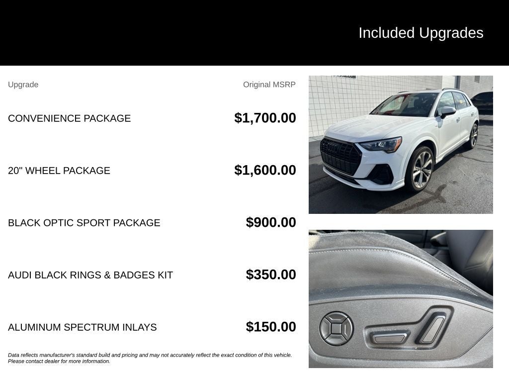 2021 Audi Q3 Premium S Line quattro
