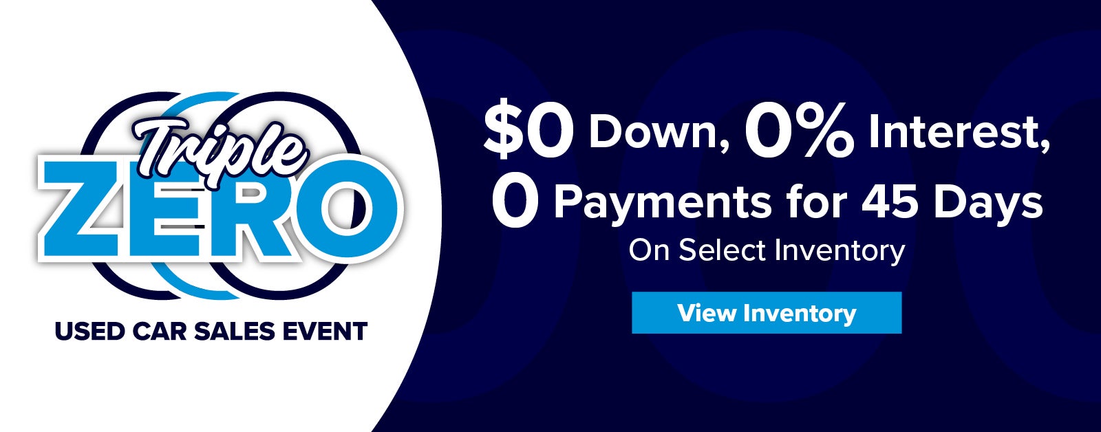 Triple Zero Used Car Event